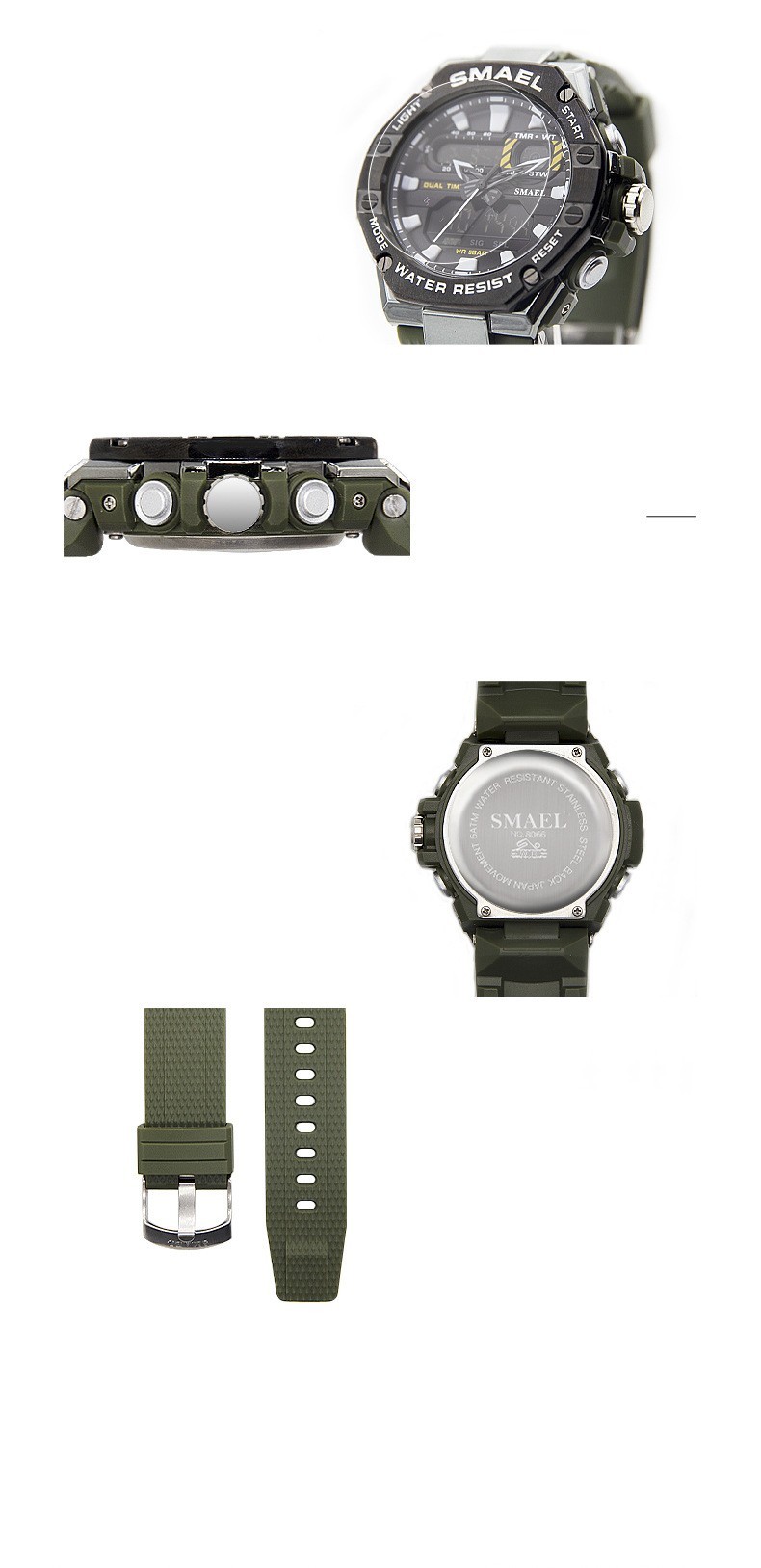 Digital Alloy Electronic Watch Men - Image 2