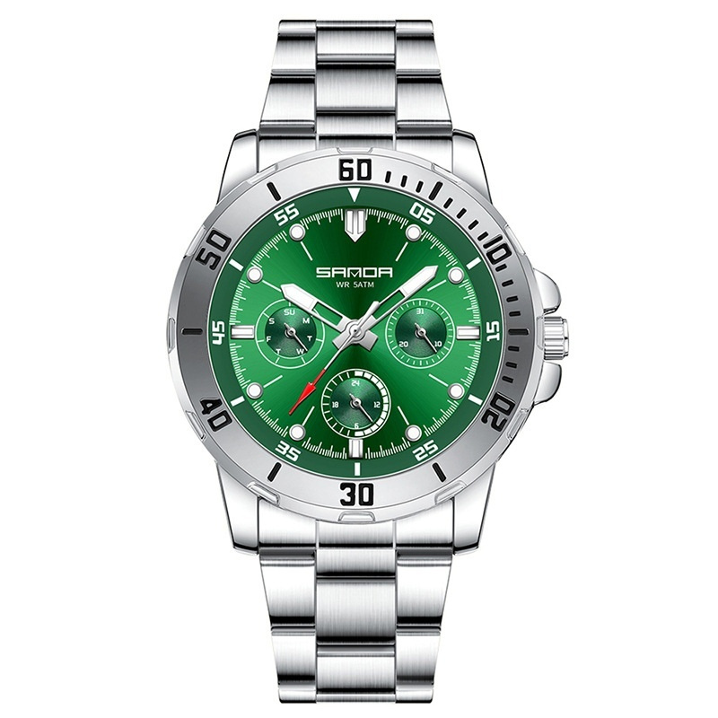 Multifunctional Waterproof Quartz Watch For Men - Image 3