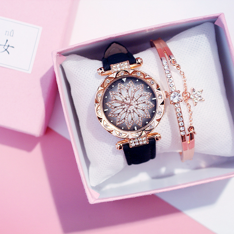 Rotating ladies net red quartz watch casual - Image 4