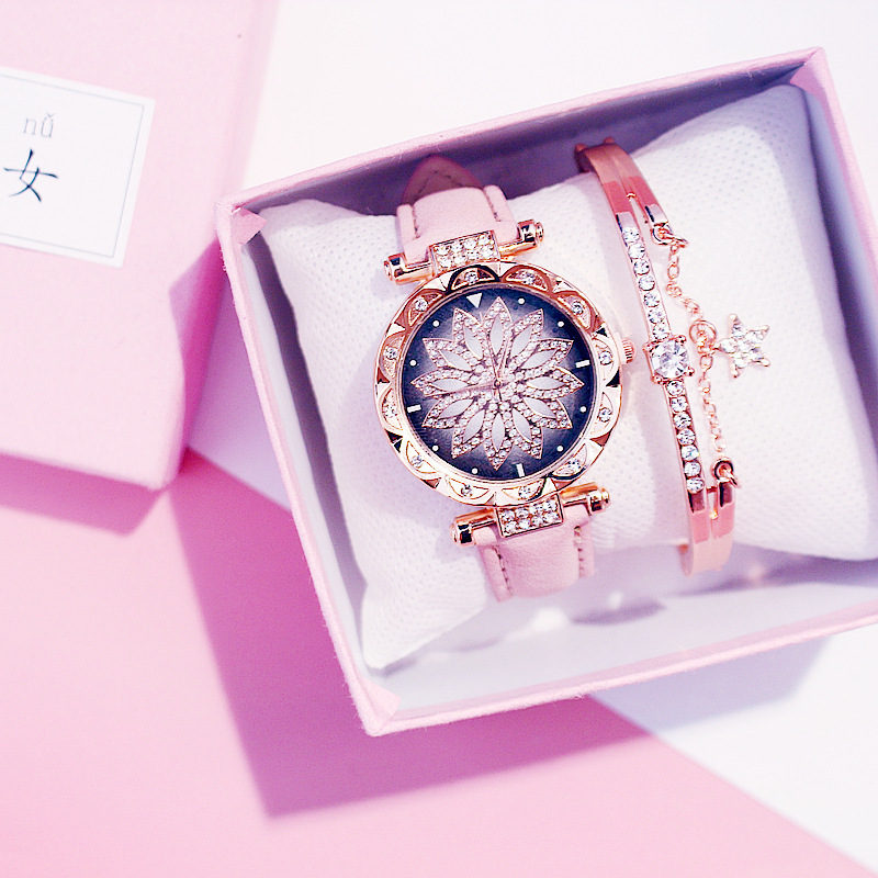 Rotating ladies net red quartz watch casual - Image 9
