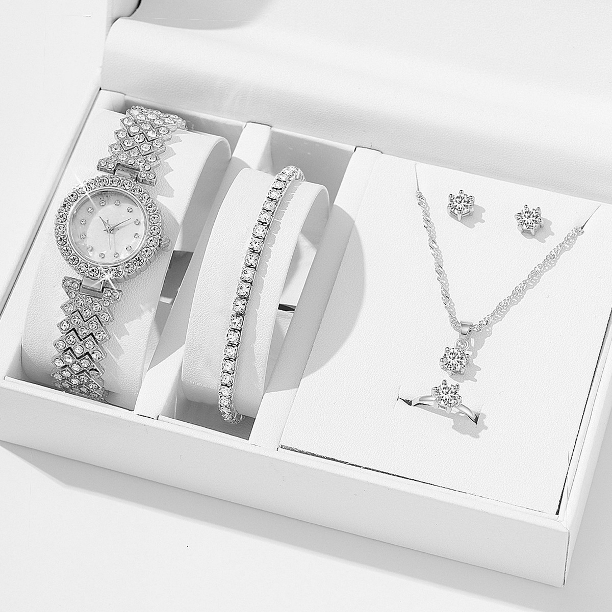 Diamond Women Watches Luxury Fashion Rhinestone Quartz Bracelet Wrist Watch For Women - Image 9