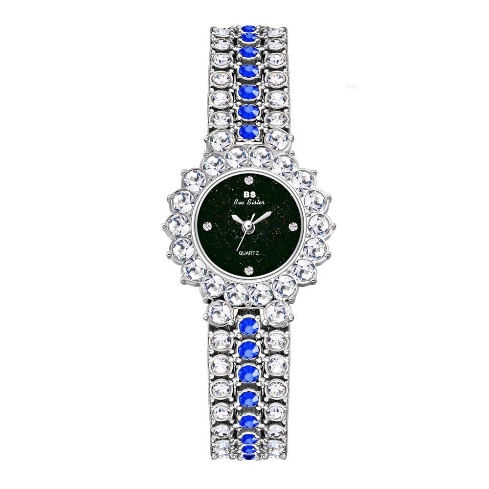 Multicolor Temperament Women's Fashion Quartz Watch Luxury Stainless Steel Analog WristWatch Ladies Watch Women Dress Bracelet Set Clock - Image 6