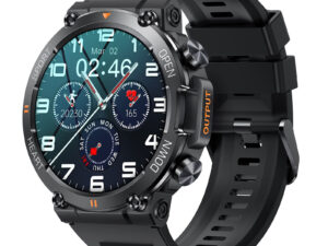 SENBONO Men Smart Watch Round Big Screen Wireless Dial Answer Call Fitness Tracker Outdoor Sports Smartwatch