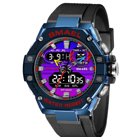 Digital Alloy Electronic Watch Men - Image 6