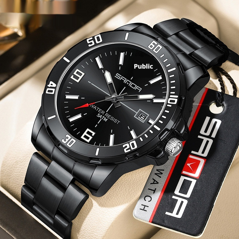 Multifunctional Waterproof Quartz Watch For Men