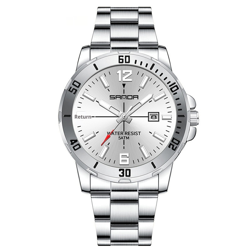 Multifunctional Waterproof Quartz Watch For Men - Image 7