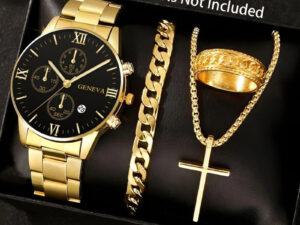 Business-Style Sophisticated Watch Set For Men