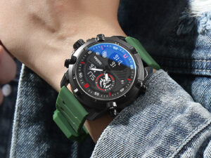 Fashion Men Sports Water Luminous Metal Watch