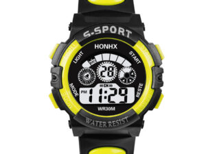 HONHX cross-border exclusive for men and women students electronic watch LED luminous watch 62 three eyes
