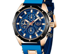 Fashion Mens Watches Top Brand Luxury Silicone Sport Watch Men Quartz Date Clock Waterproof Wristwatch Chronograph