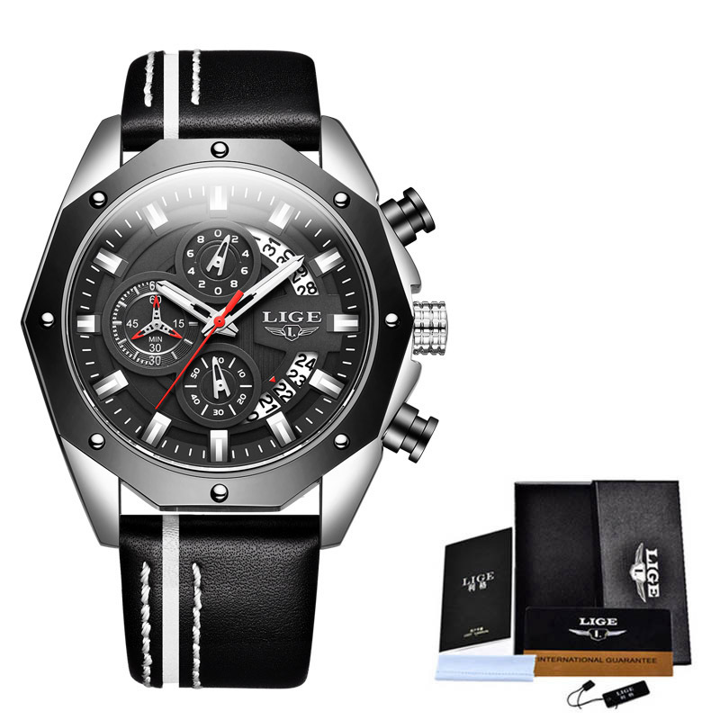 Fashion Mens Watches Top Brand Luxury Silicone Sport Watch Men Quartz Date Clock Waterproof Wristwatch Chronograph - Image 6